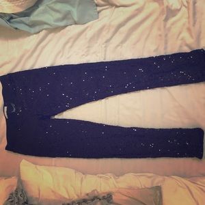Sequin leggings